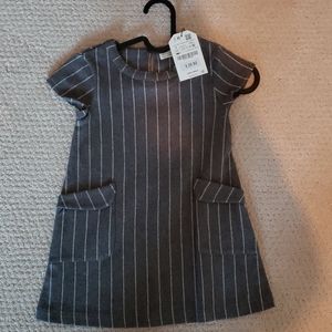 NWT girls grey Zara dress